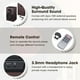 thumbnail image 5 of Yescom Vinyl Record Player with Speakers Turntable Bluetooth Tape Cassette CD Player Retro, 5 of 11