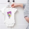 thumbnail image 5 of Urban Smurfette Queen Vibes Cartoon Bodysuit Jumper Girls Infant Baby Brisco Brands NB, 5 of 6