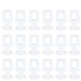 thumbnail image 3 of CIMAXIC 100 Pcs Rouleaux de Tringle en Plastique Rail de Rideau Roues pour Fenêtre Porte Rideaux de Douche (Blanc),0,79"X0,39"X0,39 Pouces, 3 of 4