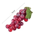 thumbnail image 4 of Uxcell Plastic Photo Prop Artificial Grape Designed Emulation Fruit Burgundy, 4 of 6