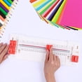 thumbnail image 4 of Paper Cutter Portable Paper Trimmer 4In1 Paper Trimmer with Wave Skip Straight Fold Line Cutter Head Side Ruler 9 Inch Cutting Length for A4 A5 Paper Photos Pictures Cards Scrapbooking Tool, 4 of 8