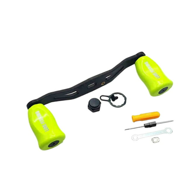 GLFILL Moulinet de Pêche Poignée en Carbone pour DAIWA pour TATULA 80 pour ALPHAS pour-Abu Baitcasting Moulinet Rocker Konb Pièces Modifiées de Pêche Main Droite Verte