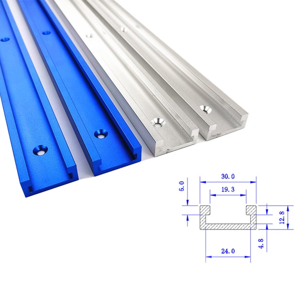 Aluminium Alloy T-Track/Slot Miter Track & Miter Bar-Slider Table Saw Tool Aluminium Alloy T-Track/Slot Miter Track & Miter Bar-Slider Table Saw Tool