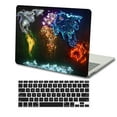 thumbnail image 3 of KSK KAISHEK Compatible MacBook Pro 15" Case 2016 2017 2018 2019 Released Model A1990&A1707, Plastic Hard Shell + Black Keyboard Cover, Geography 57, 3 of 5