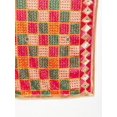 thumbnail image 2 of eloria Woman's Indian Ethnic Chunni, Silk blend Embroidered Multi-4 Dupatta, Stole, Scarf Shawl Wrap, 2 of 5