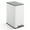 White, variant on Space-Saving Bathroom Trash Can with Lid Soft Close, Step Pedal, 4 Gallon/15 L Stainless Steel Trash Bin, Small Garbage Cans for Bedroom, Office, Kitchen
