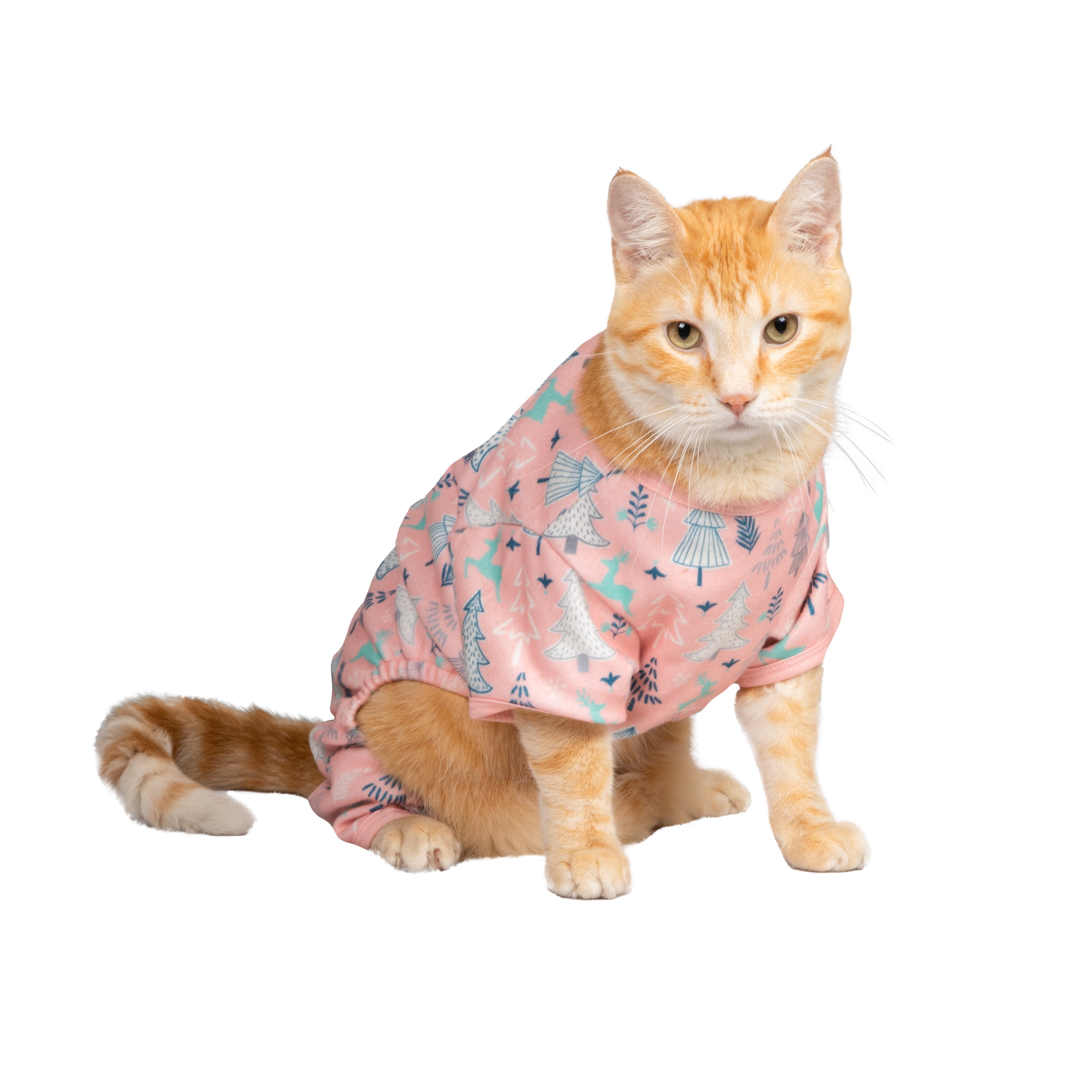 Vibrant Life, Dog and Cat Clothes, Novelty Print Pet Pajama, Pink, XS