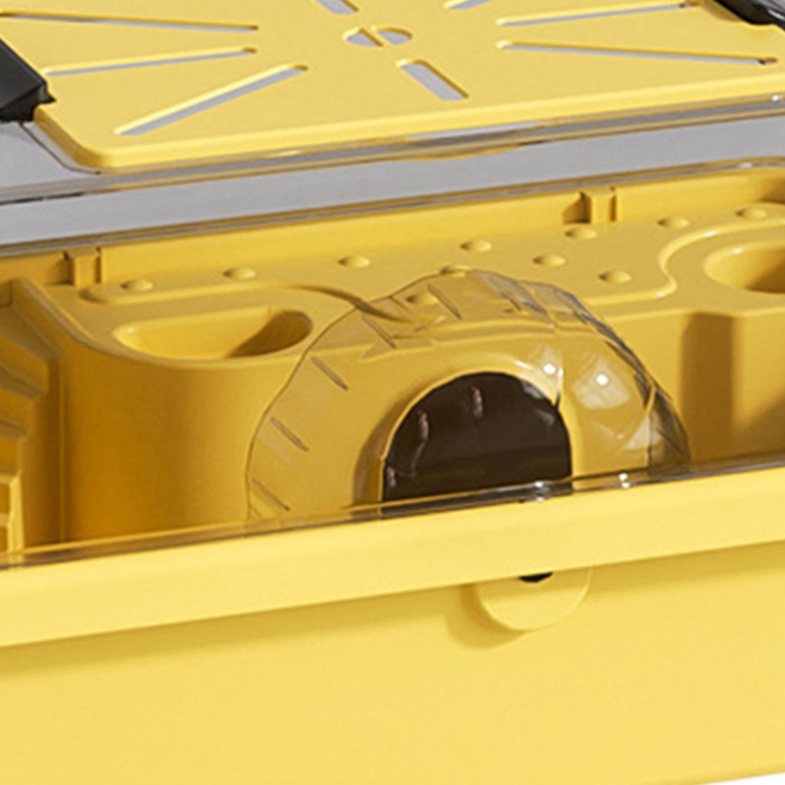 Bvdfgk Hamster Cage Two Tiered Cage Openable Top Guinea Pigs Glider Small Animals Small Yellow