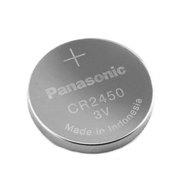 CR2450 550mAh Lithium Battery With Square Hole Plug - Replacement For AFPX-BATT FP-X Series