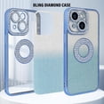 thumbnail image 3 of for iPhone 15 Plus Bling Case Women Girls Luxury Gradient Glitter Diamond Case Sparkle Rhinestone Camera Lens Protection Soft Silicone Shockproof Cover for iPhone 15 Plus 6.7 inch, Blue, 3 of 12