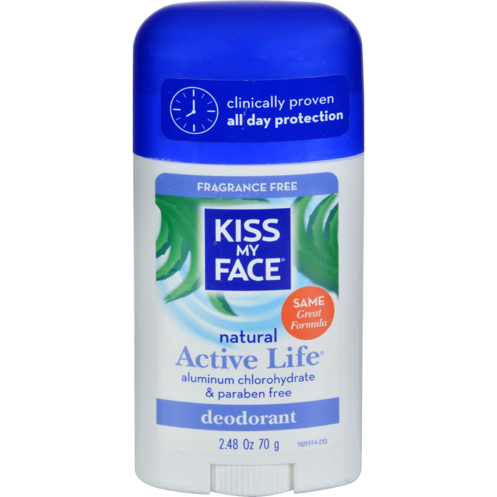 Kiss My Face Deodorant Natural Active Life Fragrance Free Natural Active Life Aluminum Free 2.