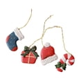 thumbnail image 3 of 4 piezas de adornos colgantes de Navidad perfecl decoración navideña única Mezclado, 3 of 8