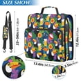 thumbnail image 2 of FORMRS Zipper Binder with Shoulder Strap 2-inch Ring 500 Sheet Capacity File Bag, Colorful Toucans Pattern, 2 of 5