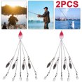 thumbnail image 1 of Señuelo Pesca Con Paraguas 5 Brazos 2 Uds. Juego Cabezales Con Giratorio A Presión (1), 1 of 8