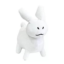 Classic Cat Gubby Plush Stuffed Figure Pillow for Game Fan, Home Decor (White)