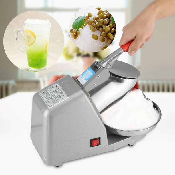 Ice Shaver Machine Commercial Countertop Dual Blade 85kg H
