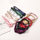 thumbnail image 4 of Diadema de seda de morera para mujeres y niñas con dobladillo de seda, turbante elástico para el cabello con cabeza torcida, accesorio para el cabello diario, moda o deportes, 4 of 5