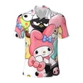 thumbnail image 7 of Saiise Sanrio J Mens Golf Shirt Moisture Wicking Dry Fit Mens Polo Shirts Dry Fit Performance Men's Golf Shirts Regular Fit Fashion Print, 7 of 7