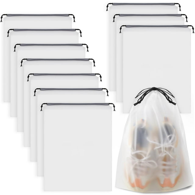 Bolsas para zapatos COIDEA, transparentes, impermeables y a prueba de polvo, 10 unidades
