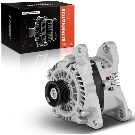 A-Premium Alternator Compatible with Dodge Ram 2500 2010 & Ram 1500 2012-2023 1500 Classic 2019-2023 2500 2011-2023 3500 2011-2023 4500 2014-2021 5500 2014-2022 12V 180A 6-Groove Pulley CW