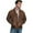 Brown Antique Lamb, variant on Scully 714-12-XXL Mens Leather Wear Lambskin Bomber Jacket, Brown Antique Lamb, XXL