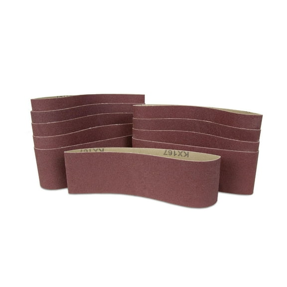 WEN 6318SP120 120-Grit 3 x 18-Inch Sanding Belt Sandpaper (10 Pack) - Individual