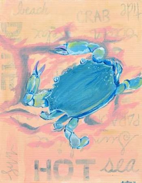 Crab Canvas Art - Anne Seay(22X28)