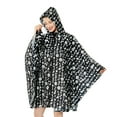 thumbnail image 2 of TELOLY Rain Coats for Women,Large Zippered Side Pocket Rain Ponchos,Womens Rain Coat, 2 of 4
