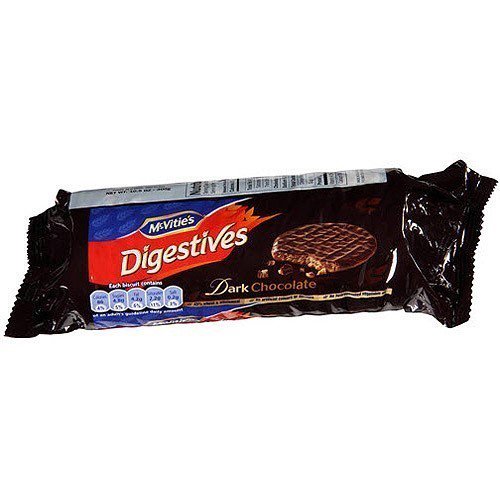 McVitie's Dark Chocolate Digestives Biscuits, 10.5 oz, (Pack of 24