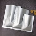 thumbnail image 5 of Bolsa de papel de aluminio puro engrosada, sellada al vacío por tres lados, bolsa de envasado de bocadillos, bolsa de envasado de mascarillas de té, 100 piezas, 5 of 5