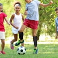 thumbnail image 4 of Airvexalon Soccer Shin Guards - Compression Sleeve with Honeycomb Padding, Lightweight, 1 Pair, L, 4 of 6