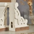 thumbnail image 6 of SOFE Corbels for Shelves Countertops, White Wood Bookends Decorative, 1 Pair Farmhouse Book Ends, Sturdy Bookends for Heavy Books, Book Holder Stopper for Home Office Kitchen, 6 of 8