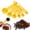 Yellow, variant on Plastic Measuring Spoon Set 6 Piece with Graduations Baking Measuring tool DIY Spoons for Cake and Baking,measuring spoons,coffee scoop,Blue