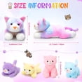 thumbnail image 2 of Peluche Skylety Cat con bebés dentro de una gata embarazada, 2 of 6