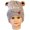 Gray, variant on Toddler Unisex Knit Frog Face Winter Hat with Eye Appliques, Pink, Ages 6M-3Y
