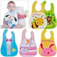 thumbnail image 5 of Babero para bebé, juego de 12 baberos impermeables unisex para bebé, pañuelo Eva, babero para bebé, delantal, babero para bebé, babero para bebé de 6 meses a 6 años, 5 of 5