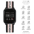 thumbnail image 6 of Kendall + Kylie Blush/Black Smart Watch with Interchangeable Strap and Earbud Set 900263B-40-G12, 6 of 7
