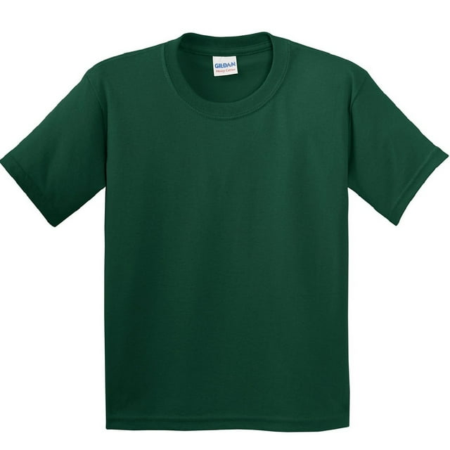 Gildan T-Shirt en Coton Épais pour Enfants (Lot de 2)