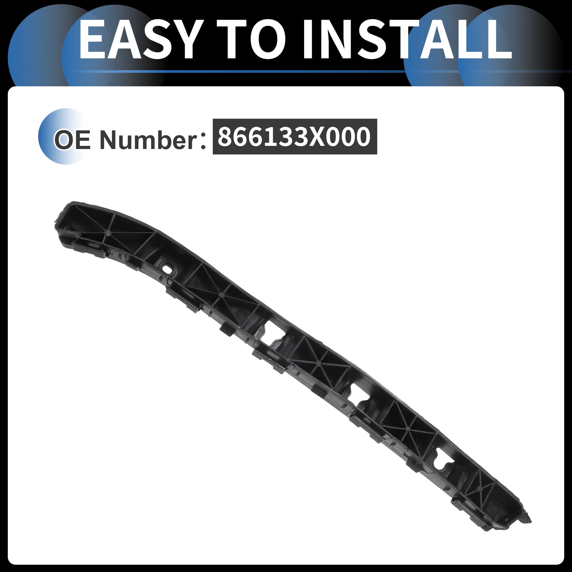 Unique Bargains Rear Bumper Retainer Bracket 866133X000 for Hyundai Elantra 2011-2016