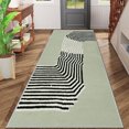 thumbnail image 2 of 2x6 FT Kitchen Runner Rugs Non Skid Washable, Faux Wool Rug Runners for Hallways Bathroom Carpet Runner, Soft Indoor Modern Floor Rug for Entryway Laundry Room, 2 of 11