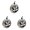 Silver*3, variant on KUMHONW 2 Pcs Artificial Disco Pumpkin Glitter Mirror Pumpkin for Decorating Fall Farmhouse Hanging Ornament Harvest Decor for Halloween Thanksgiving Table Centerpiece(Sliver)