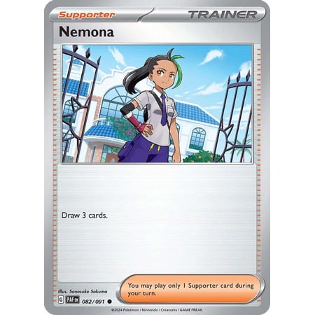 Pokemon Paldean Fates Common Nemona #82