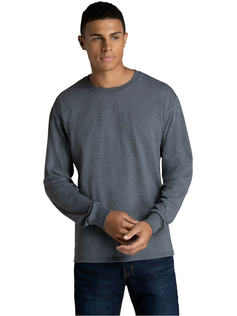 Fruit of the Loom Men's Eversoft Long Sleeve T-Shirt, 2 Pack