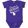 thumbnail image 3 of Inktastic Someone in Michigan Loves Me Boys or Girls Baby Bodysuit, 3 of 5