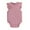 Pink, variant on Utlike Baby Girls Bodysuits Ruffle Short Sleeve Solid Color Casual Plain Blouse Top Knitted Romper Comfort Fit Onesies Daily Wear Size 9 Months-12 Months