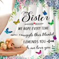 thumbnail image 6 of Sister Gifts Blanket, Sister Birthday Gifts from Sister, Best Birthday Gifts for Sister Super Soft Throw Blanket 50"x60", 6 of 6