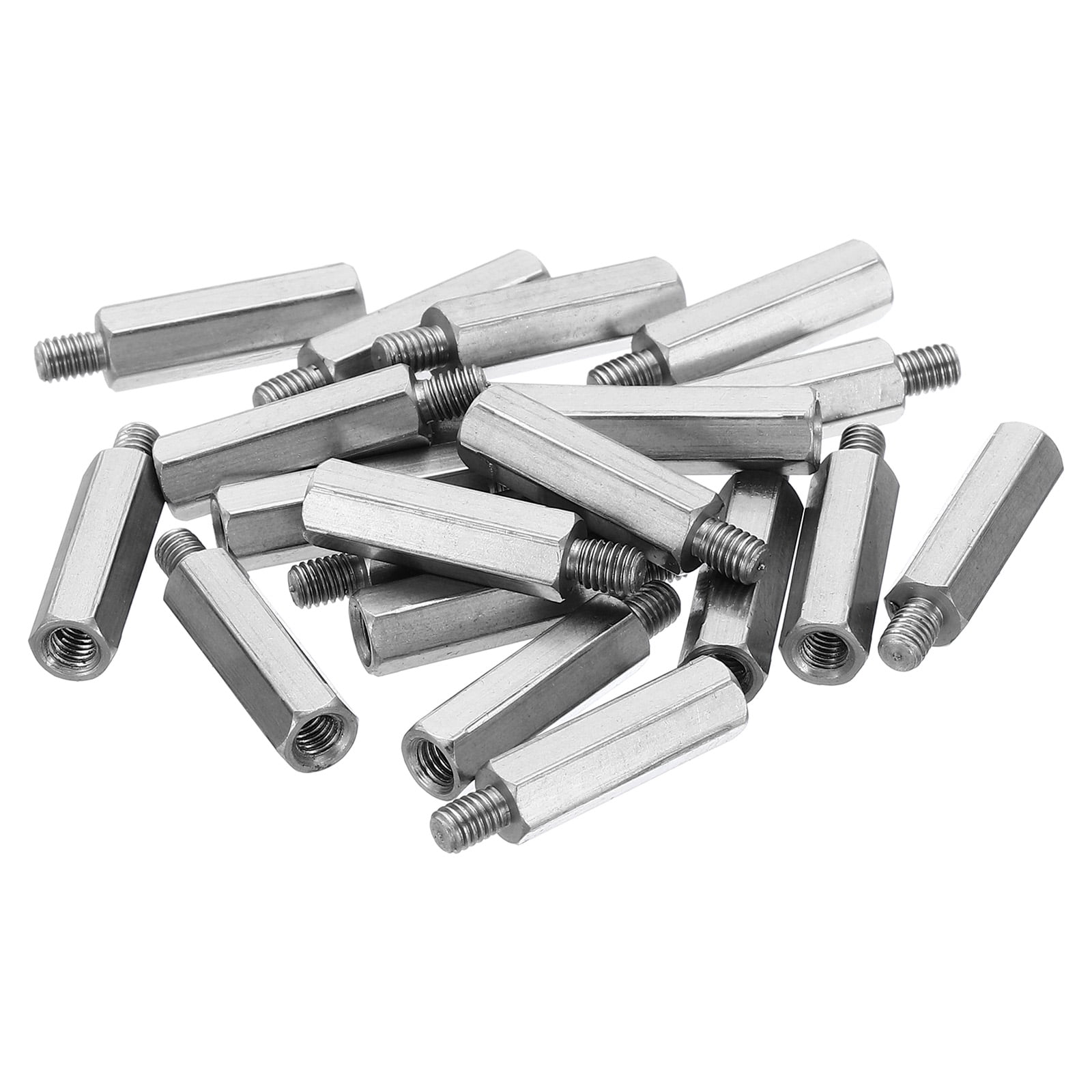 Uxcell M3x16mm+4mm MaleFemale Hex Standoff Screws, Stainless Steel PCB Standoffs for