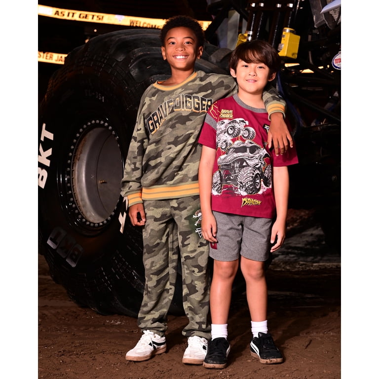 Monster Jam Boys Crewneck Sweatshirt & Joggers Set photo 6