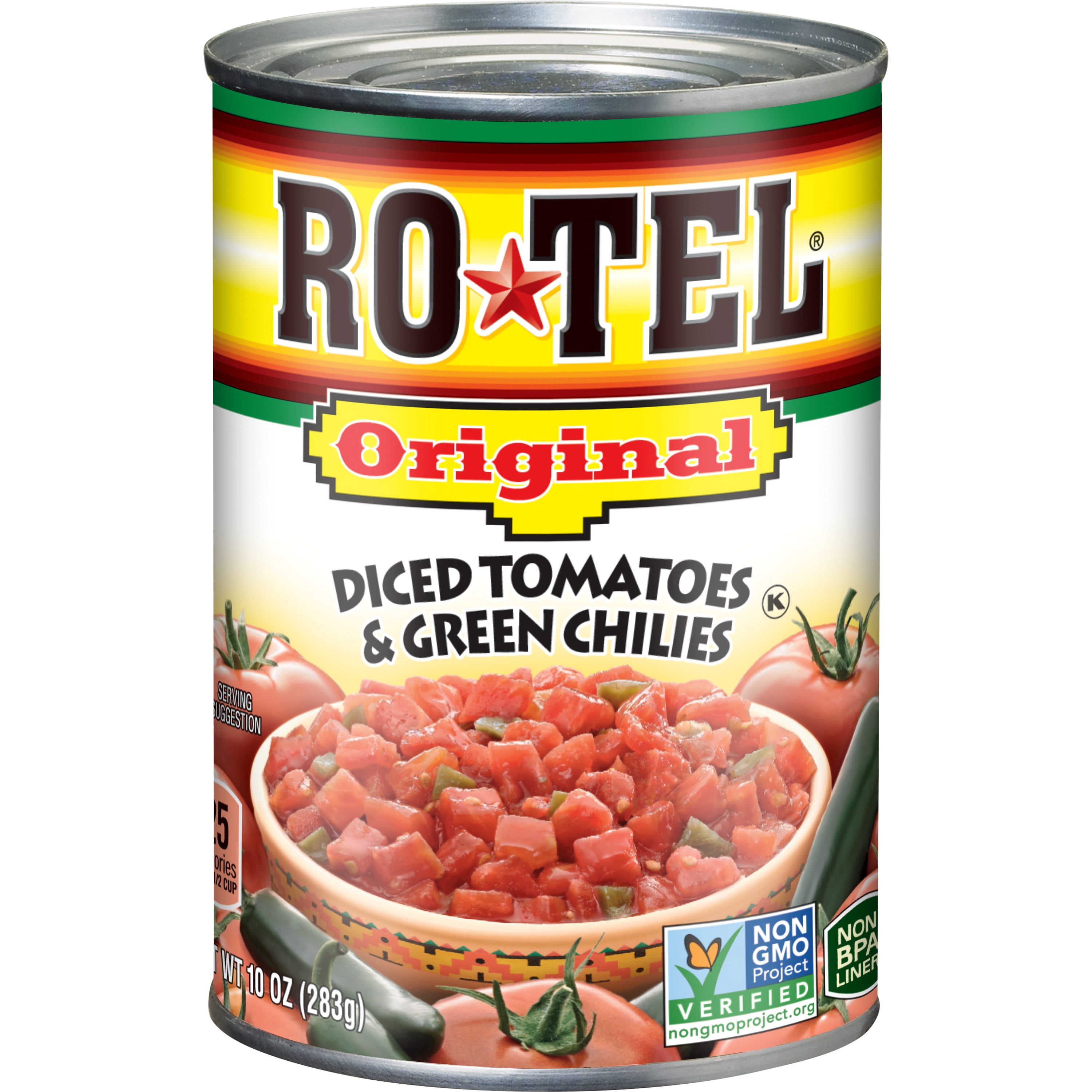 Rotel Original Diced Tomatoes and Green Chilies, 10 Oz