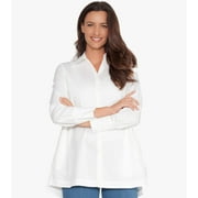 Stella Carakasi Women's Collared Long Sleeve Step Hem Wish List Shirt